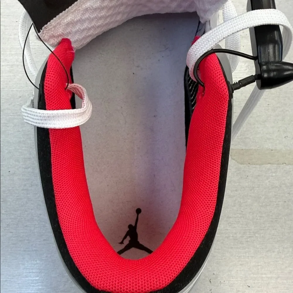 Air Jordan White and Black Sneaker